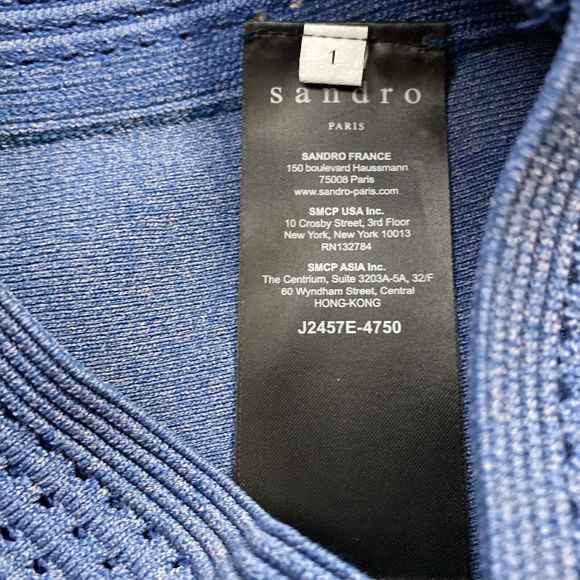 Sandro Paris Size 1 Maxi Skirt - two tone - J2457E - Picture 7 of 12